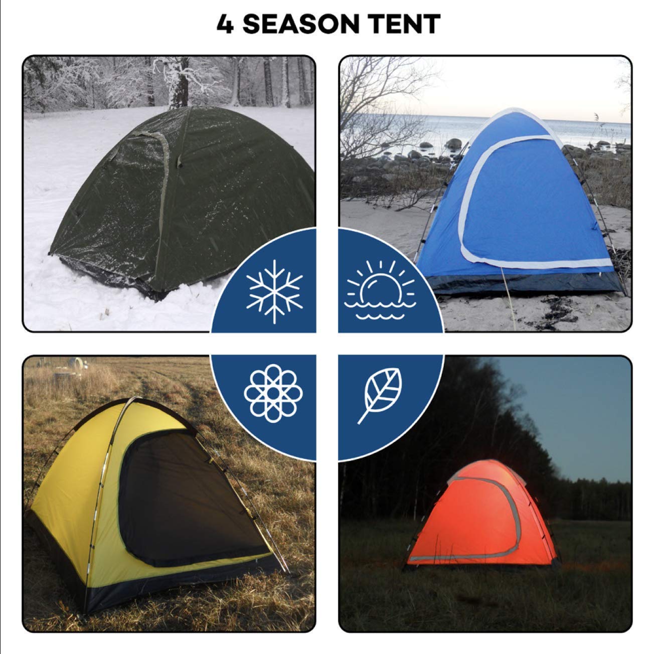 Space for a full-size air mattress or cot.