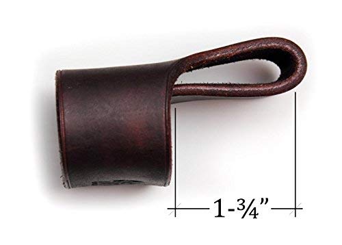 Review Outdoor Gear holster on camping belt enables easy tool reach.