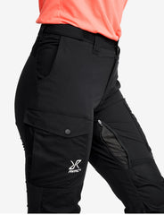 RevolutionRace Rambler Lightweight Pro Pants for Women, waist closeup, adjustable fit for personalized comfort