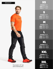 Stretchy form fitting design on RVRC Pro Pants for all day comfort