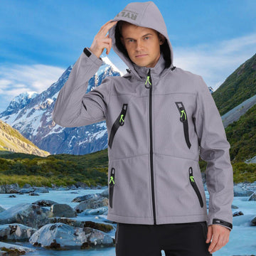 RYLY rexperformance hooded jacket cuff adjustment demonstrates secure fit for active wear