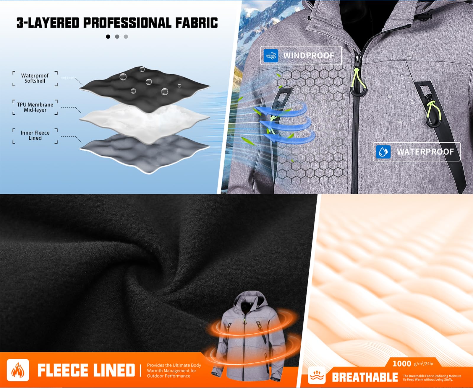 RYLY rexperformance fleece-liner closeup emphasizes cozy warmth and soft touch