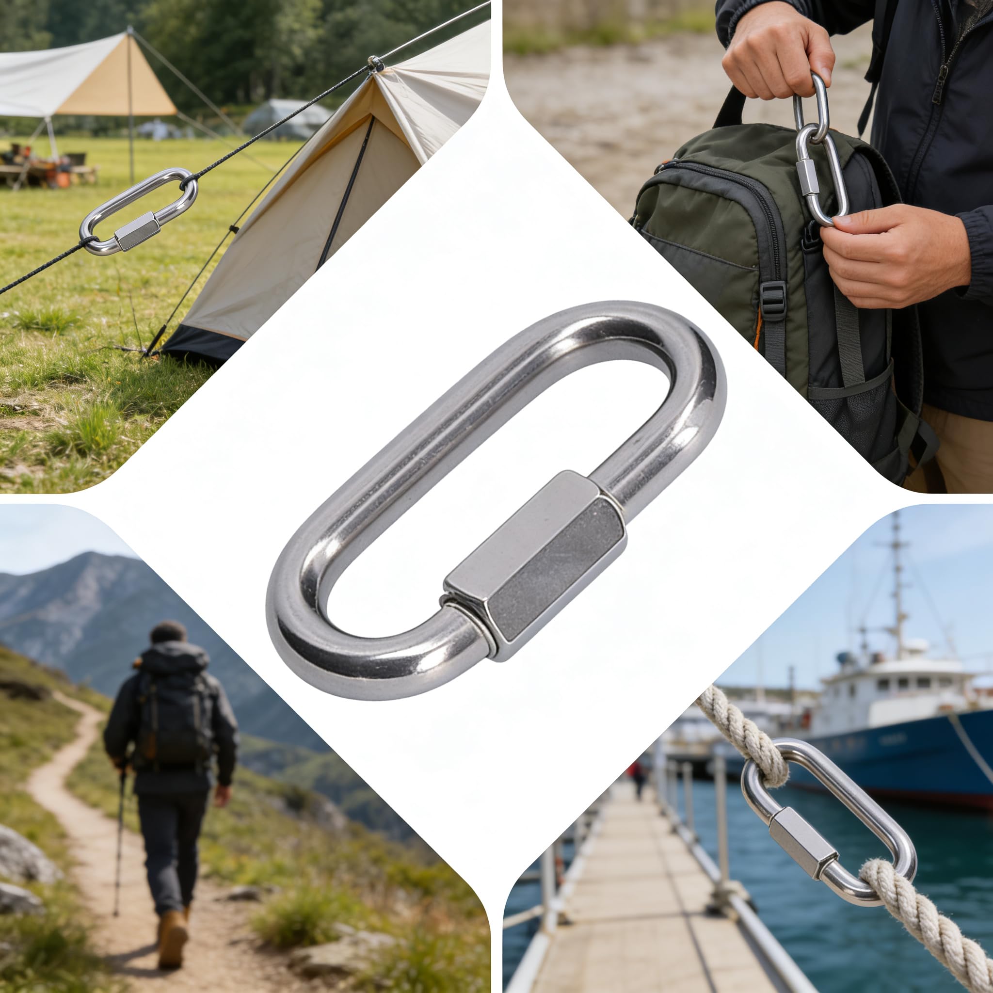 REXVTNS 304 stainless steel construction resists corrosion in marine environments.
