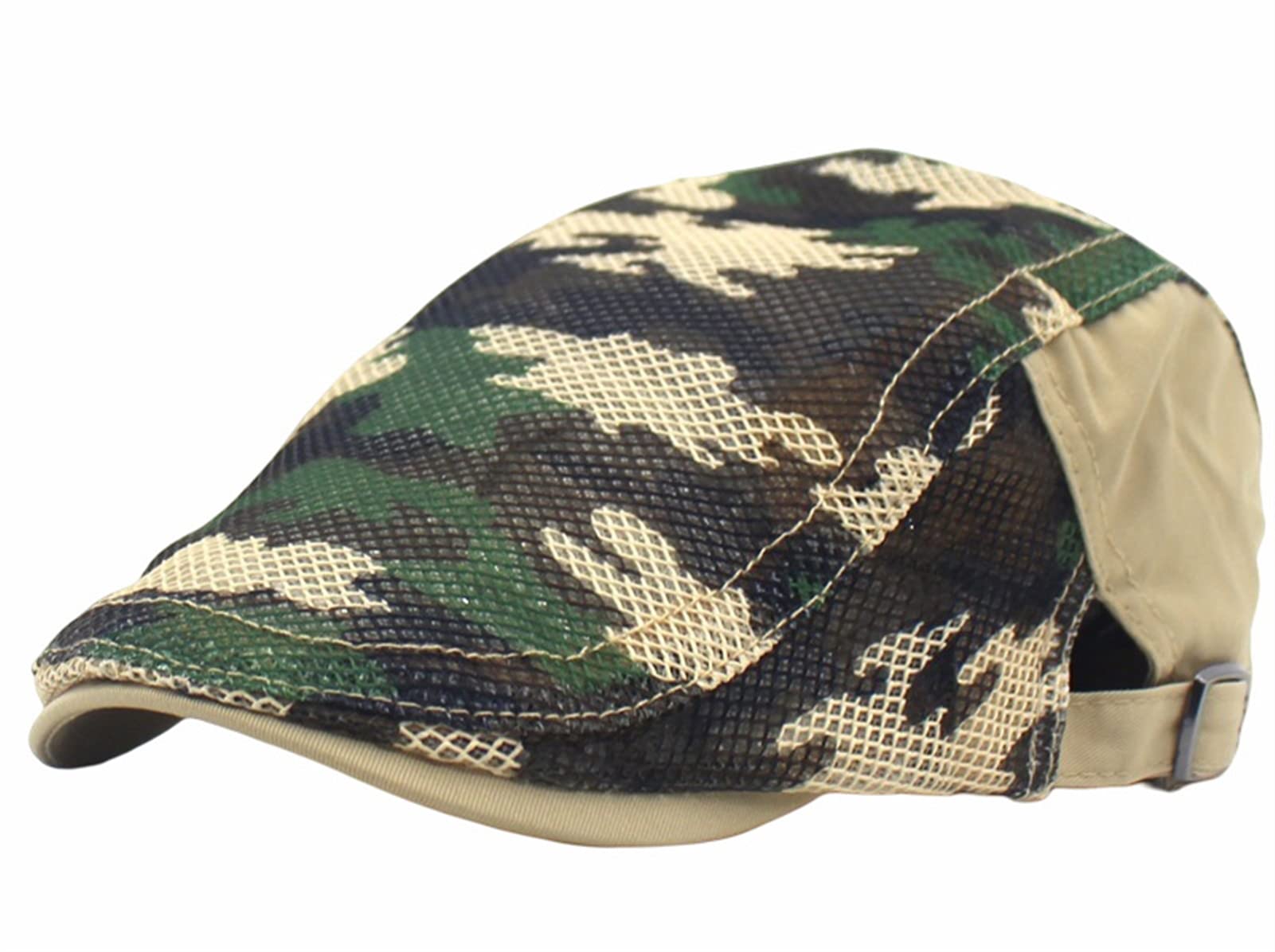 Reyox breathable mesh summer cap in camo for outdoor sun protection.