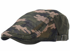 Reyox breathable mesh summer cap in army green camo for outdoor comfort and sun protection