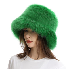 Reyox green bucket hat side view shows adjustable rope for fit