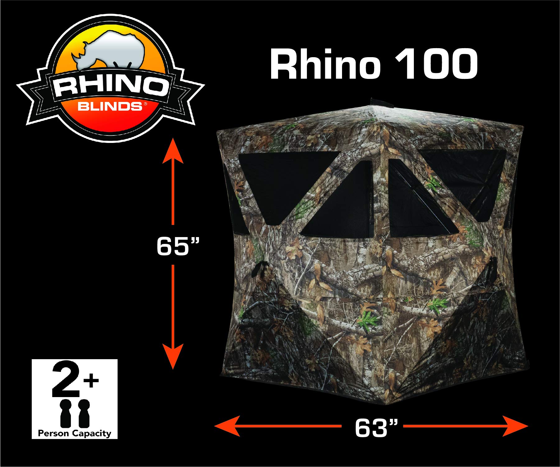Rhino Blinds R100-RTE hub-rod system in use for speedy setup
