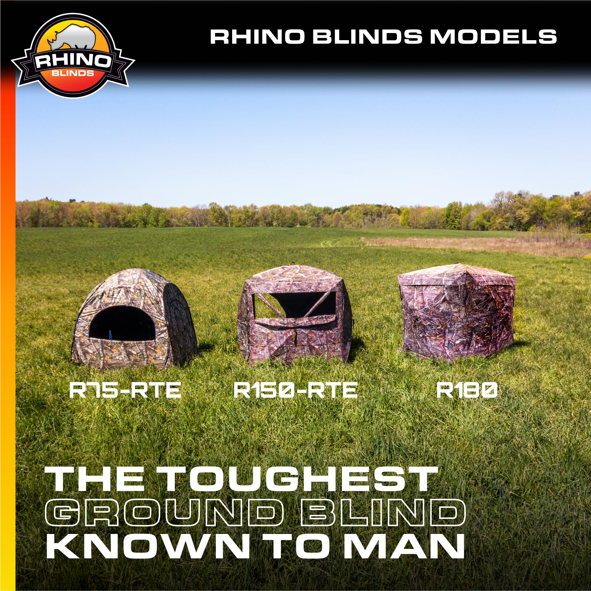 Rhino Blinds R150-RTE professional endorsement image signals trusted field performance
