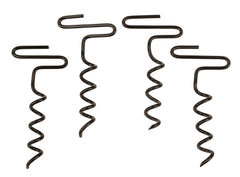 RHINO OUTDOORS auger stakes 4-pack ready for quick ground anchoring.