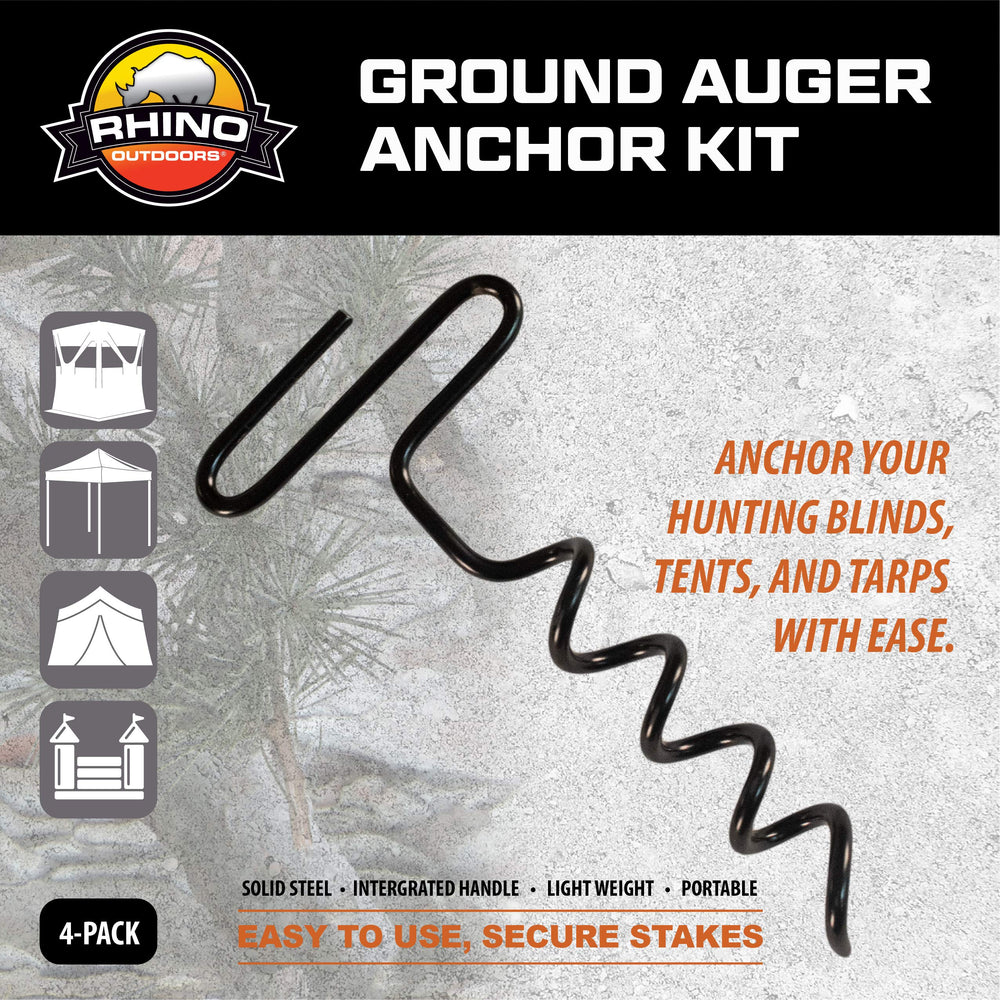 RHINO OUTDOORS powder-coated steel construction resists rust and wear.