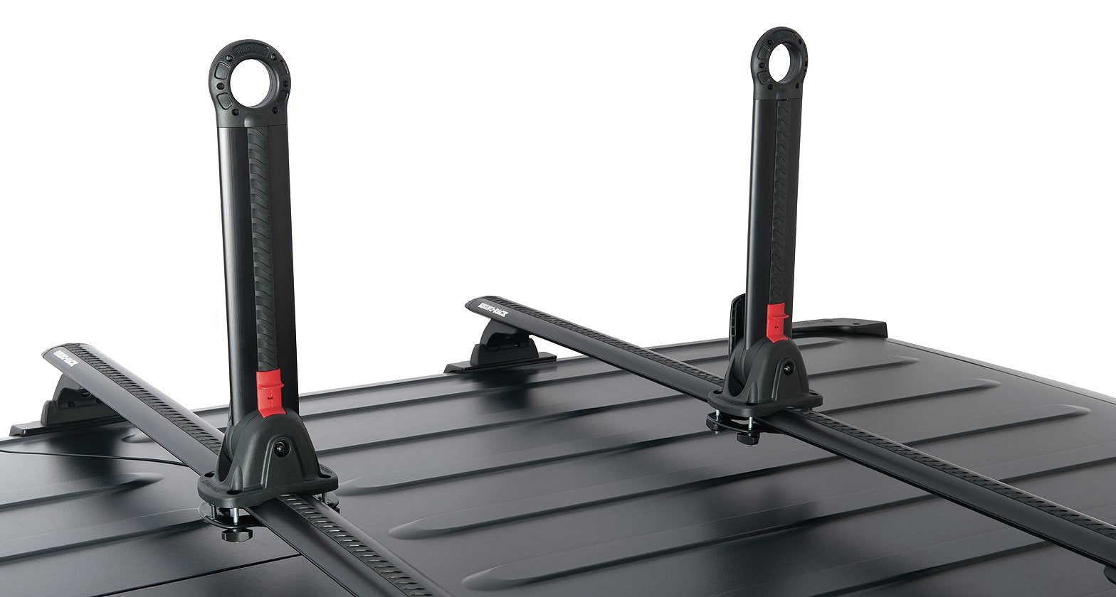 Rhino-Rack Nautic Stack folding kayak arms for compact storage and versatile loading