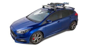 Easy-release hardware on Rhino-Rack SKI ARM4PR for quick loading with gloves