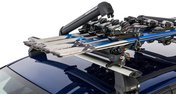 Heavy-duty aluminum construction of Rhino-Rack SKI ARM4PR resisting rust