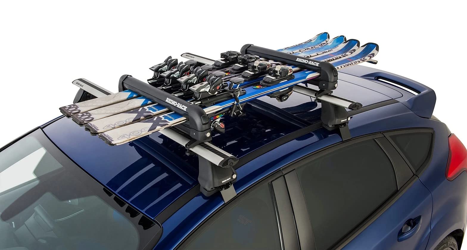 Universal mounting brackets on Rhino-Rack SKI ARM4PR for versatile installation