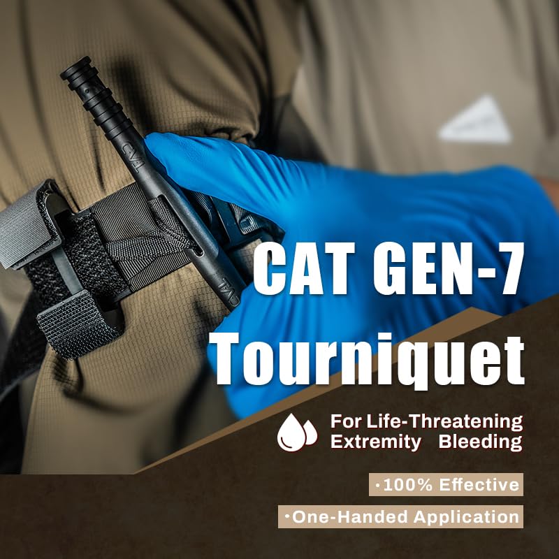 RHINO RESCUE IFAK C-A-T tourniquet included for rapid bleeding control readiness.