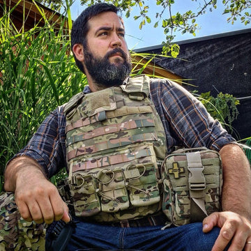 RHINO RESCUE IFAK headrest strap grab-and-go demonstrates vehicle-ready access