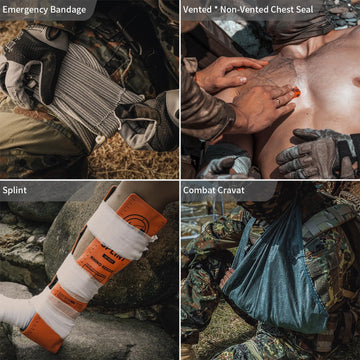 RHINO RESCUE IFAK compressed gauze for fast wound packing