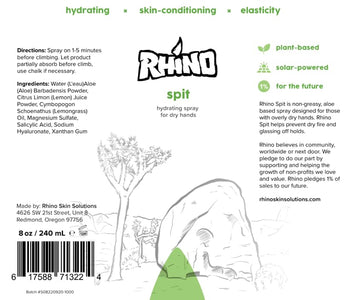 Non-greasy formula dries quickly, keeping hands ready for the next grip.