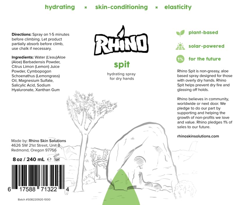 Non-greasy formula dries quickly, keeping hands ready for the next grip.