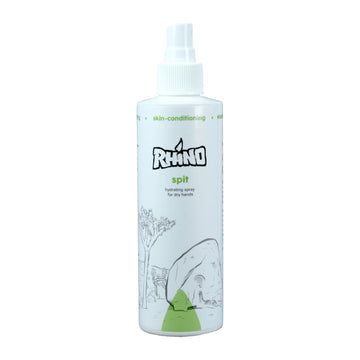 Compact Rhino Spit bottle fits easily into climbing kit for on-the-go use.