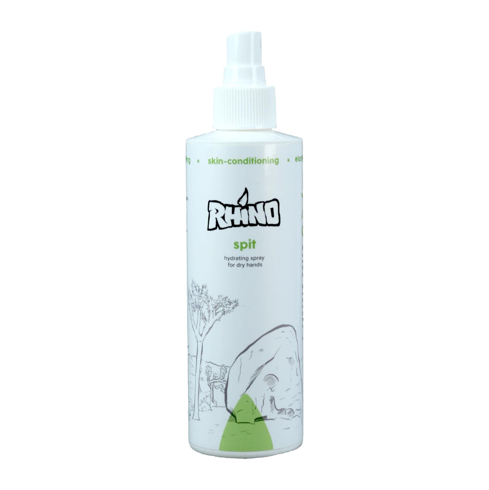 Compact Rhino Spit bottle fits easily into climbing kit for on-the-go use.