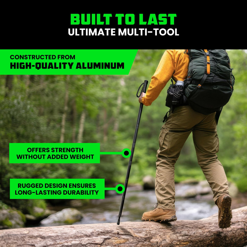 Rhino USA stick with camo pouch for organized packing on camping trips.