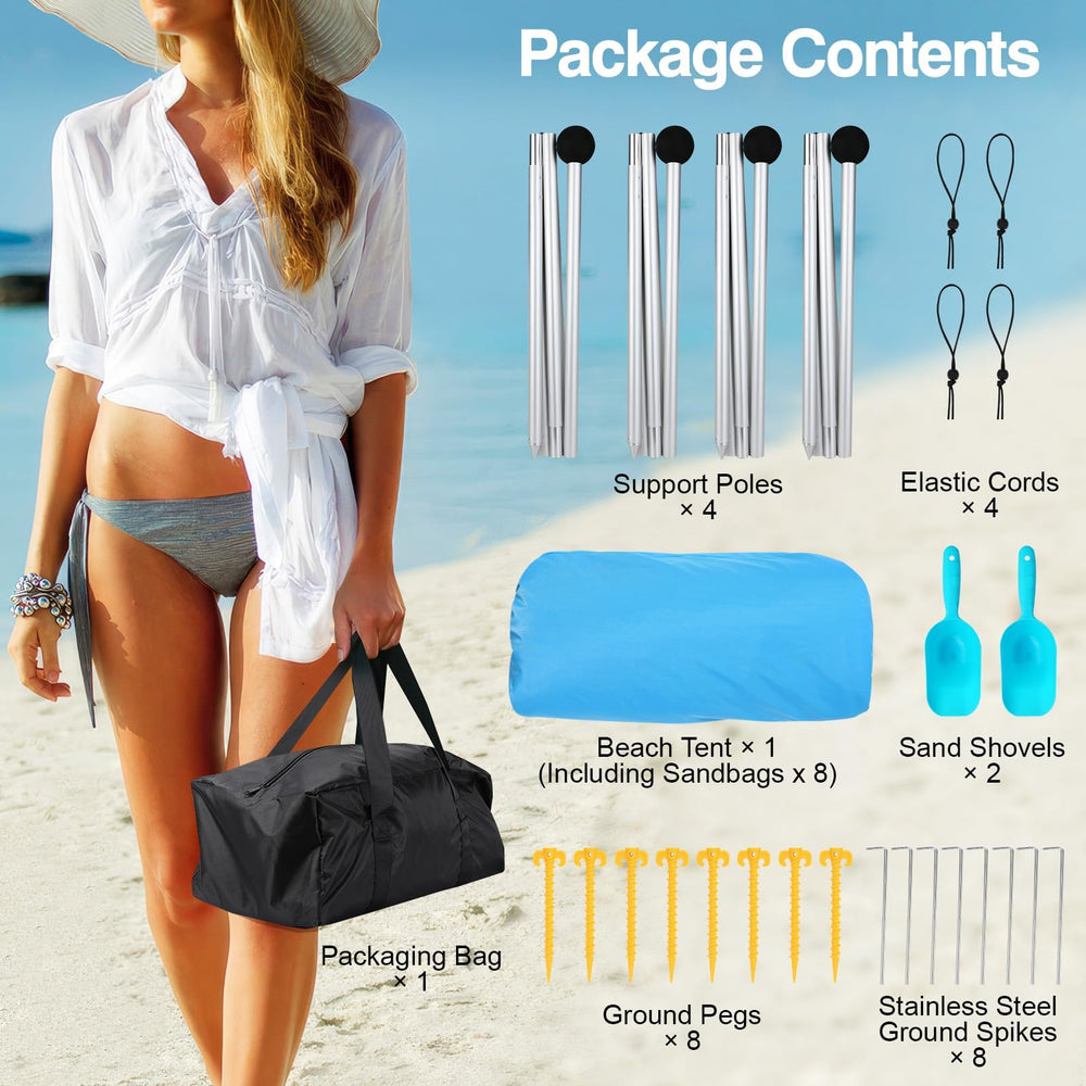 Rhino Valley beach tent durable-fabrics keep colors vibrant and tear-free