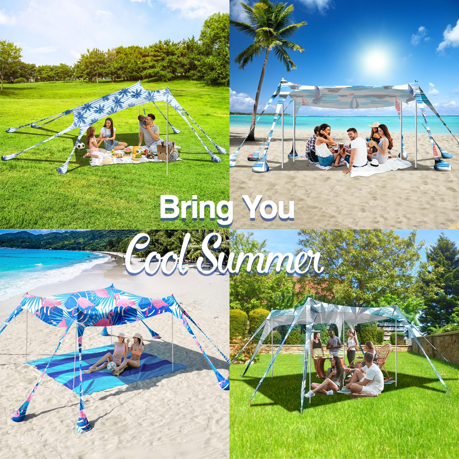 Rhino Valley Beach Tent portable storage bag for easy transport.