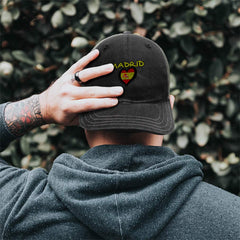 Richardson unisex trucker hat back view with snapback