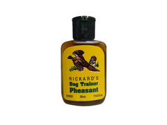 Rickard's DE602 pheasant training bottle front view for field training sessions.