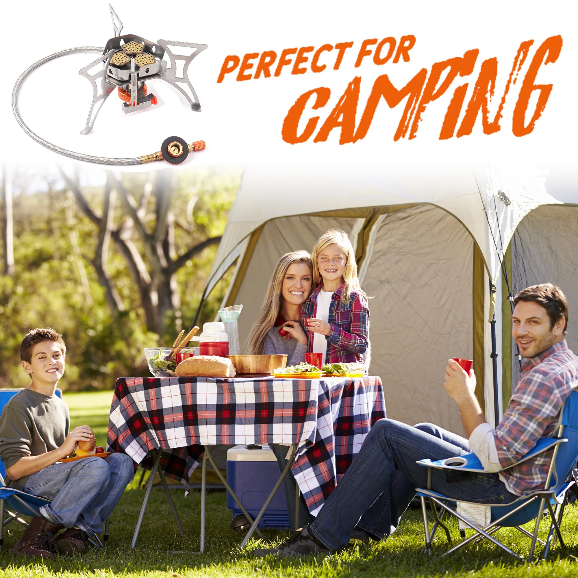 RIDEIWAKE 6800W carry case folded for portable camping stove storage