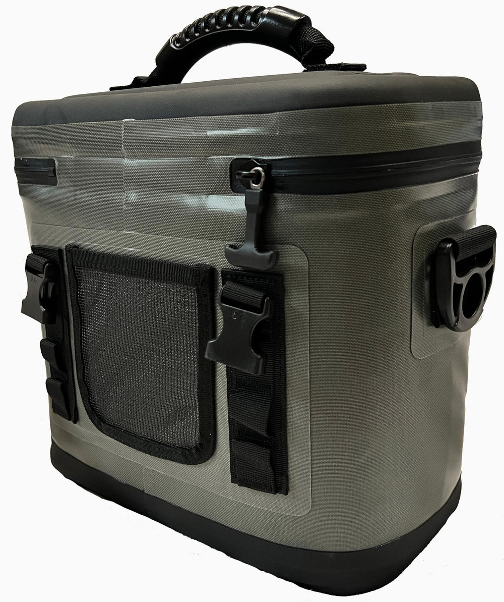 Rider Coolers set of two carrying cans and ice neatly.
