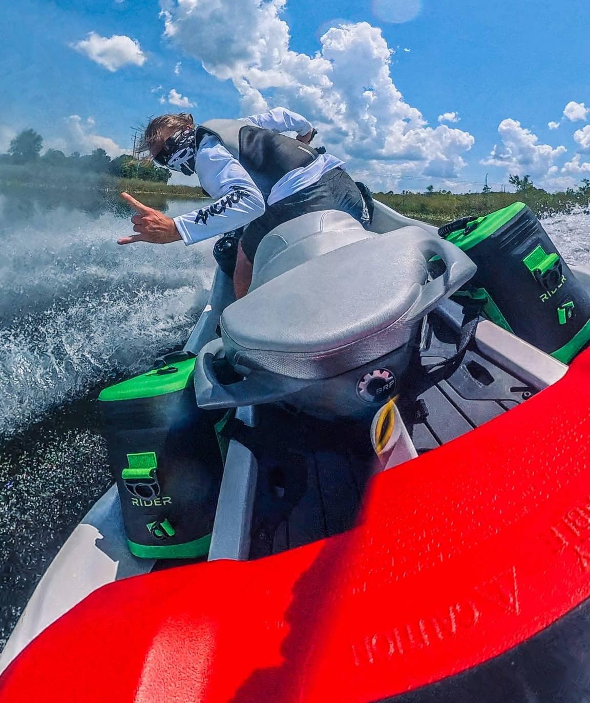 TPU construction suits both fresh and saltwater environments.