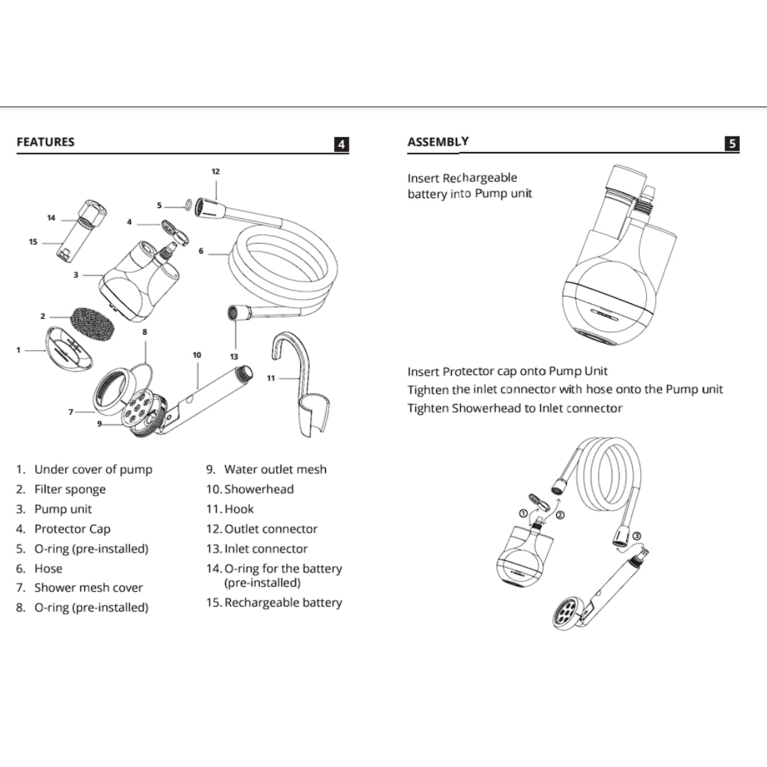 Ridgewinder portable shower dish-wash setup showcases campsite cleaning efficiency.