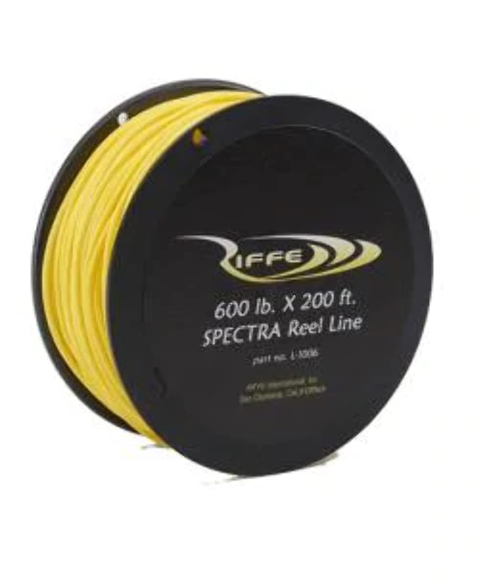 Riffe 600lb Spectra reel line, 200 ft spool, durable outer sheath for deep-water use