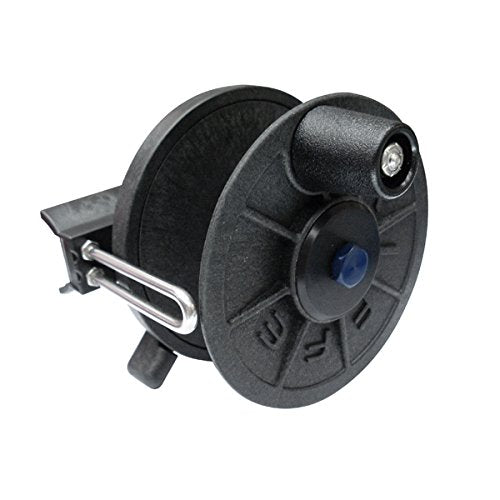 Riffe N.F. reel stainless steel bail prevents line tangles during dives.