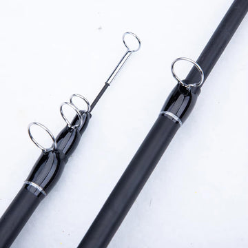 Stainless steel single-foot fly guides on Apache II