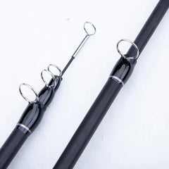 Stainless steel single-foot fly guides on Apache II