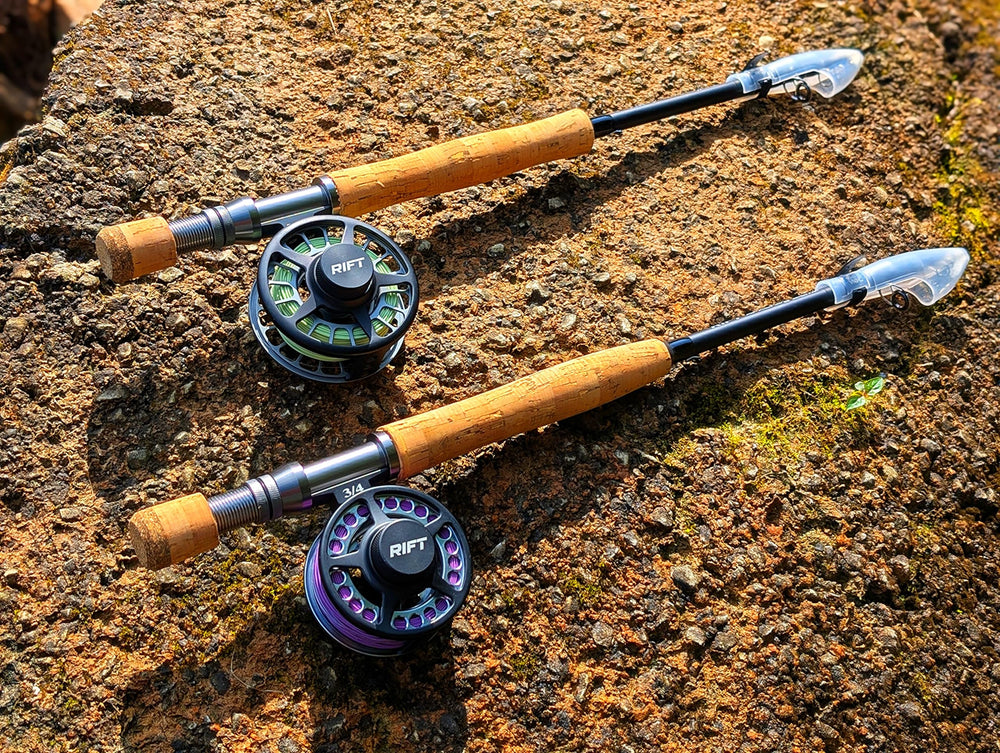 Stainless steel single-foot guides for smooth line flow