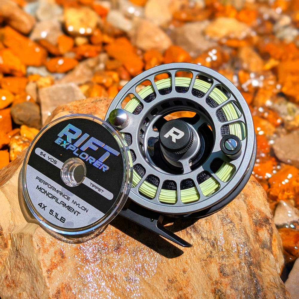 RIFT Breach v2 reel in box with line loaded for ready-to-fish setup.