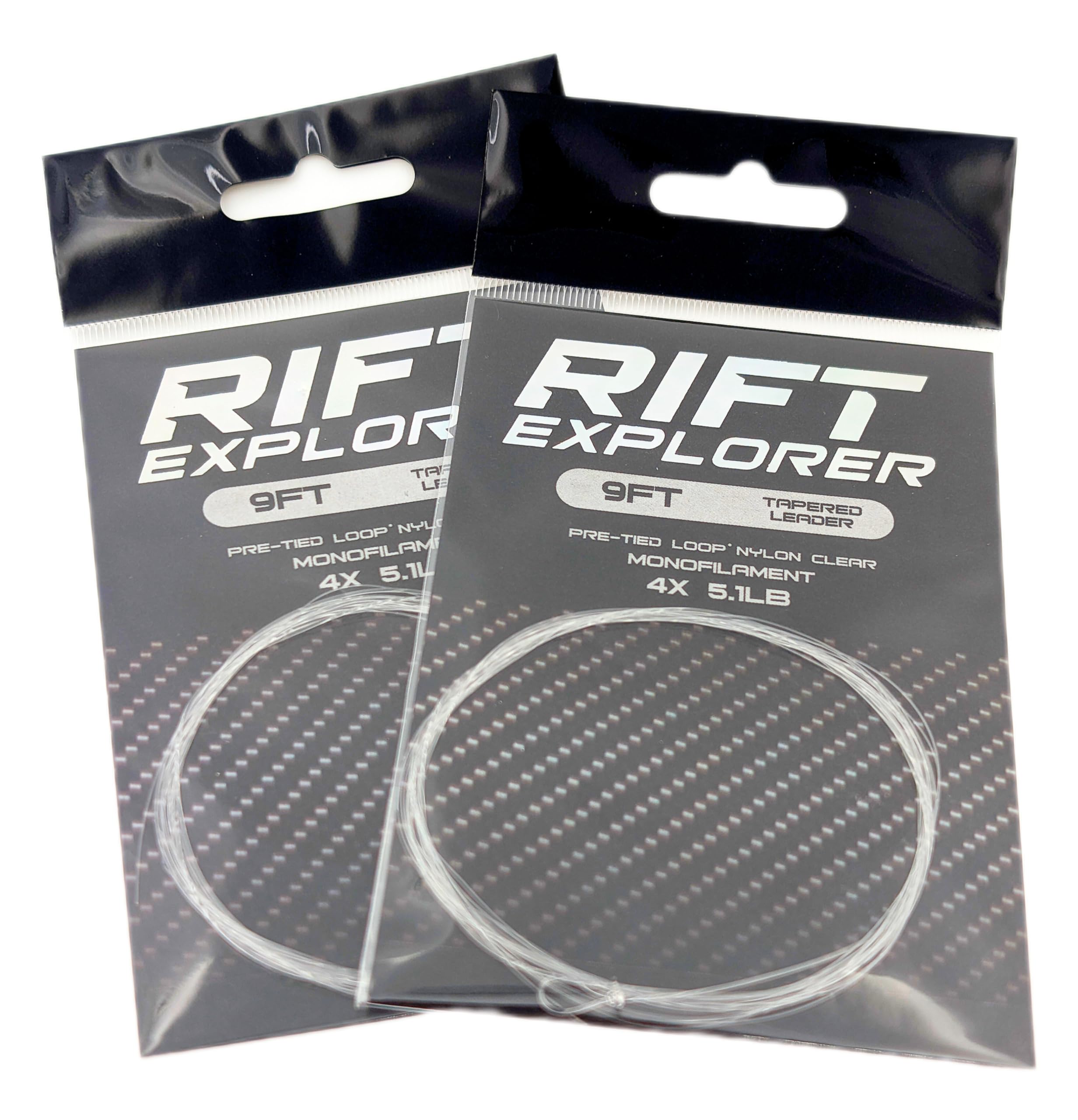 9 ft tapered leader included in the kit