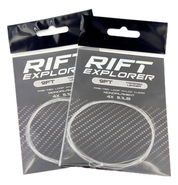 9 ft tapered leader included in the kit