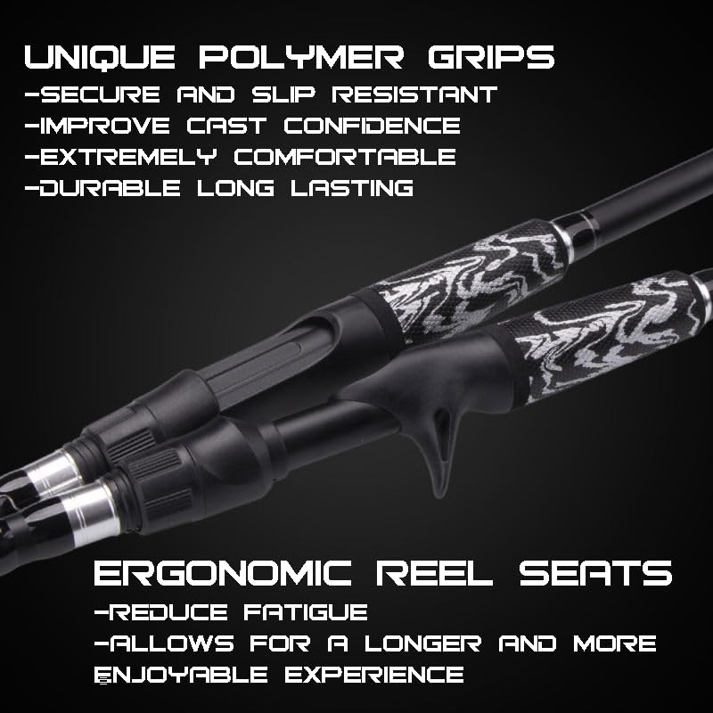 RIFT Venture telescopic rod extended to 6ft10in for full casting performance.