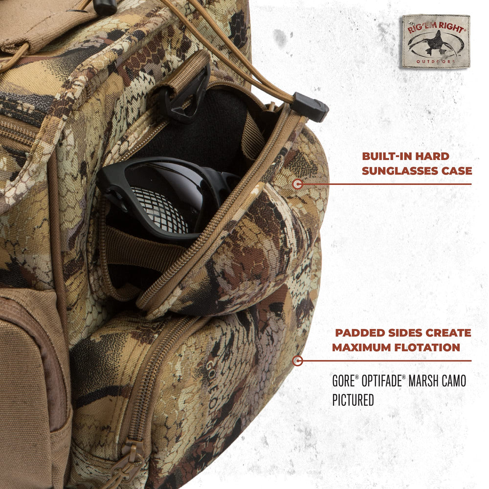 Rig'Em Right ammo compartment keeping shells neatly organized and ready.