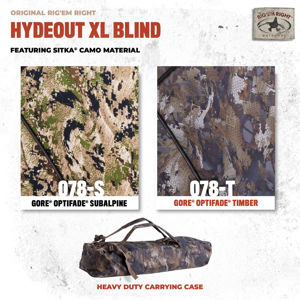 HydeOut XL full concealment from head to toe for field hiding