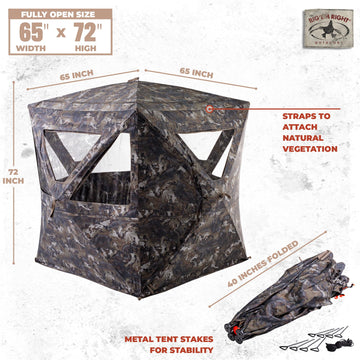 HydeOut XL high wind stability supports steady shoots