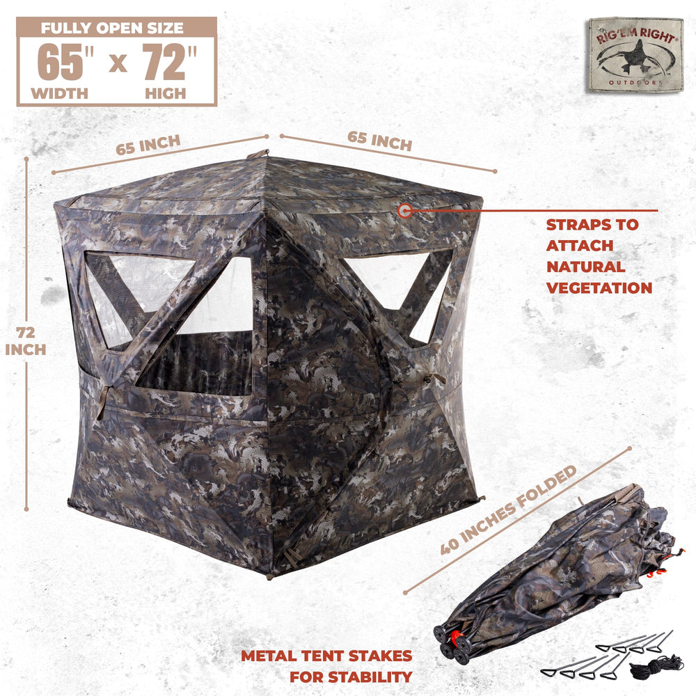 HydeOut XL high wind stability supports steady shoots