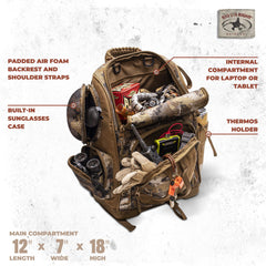 Rig'Em Right Lowdown Floating Backpack Optifade Timber deluxe EVA bottom provides cushioned protection.