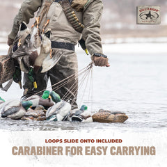 Rig Em Right 54-inch length anchors enabling easy reach for decoy lines.