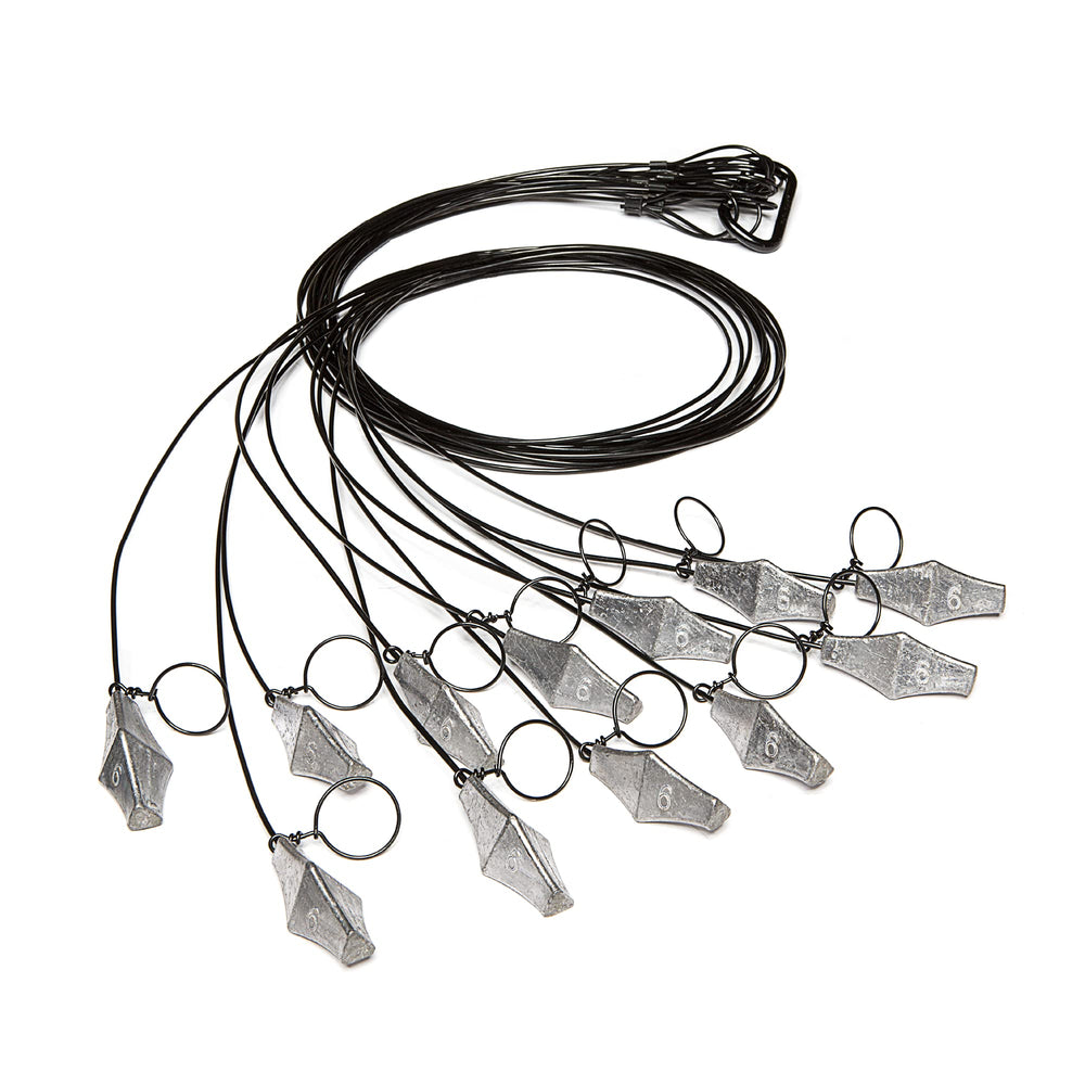 Rig Em Right pre-rigged xtreme texas rig anchor weights in use for quick setup